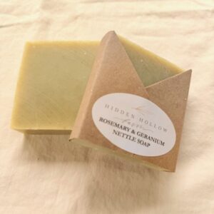 Rosemary & Geranium Nettle Soap