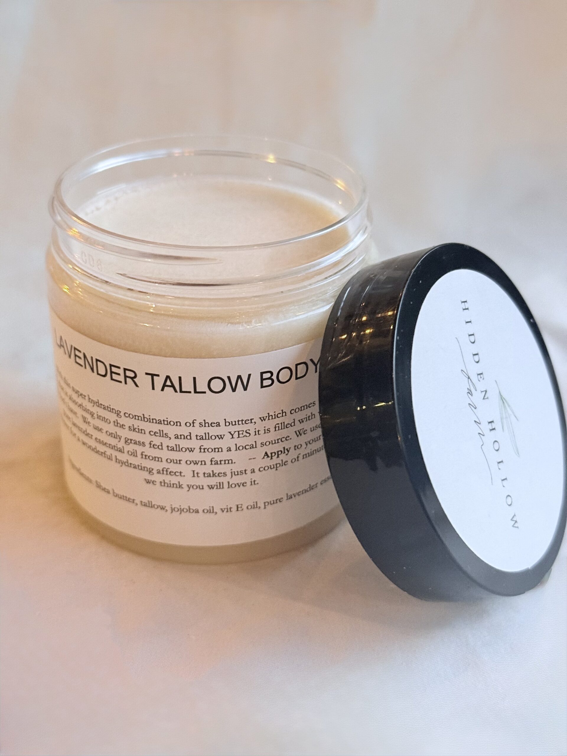 4 oz Lavender Tallow Body Balm